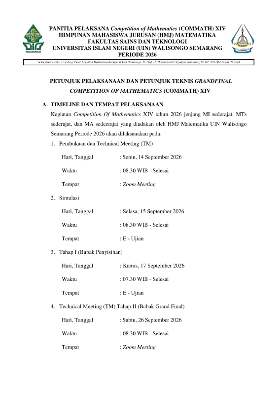 Event Rundown